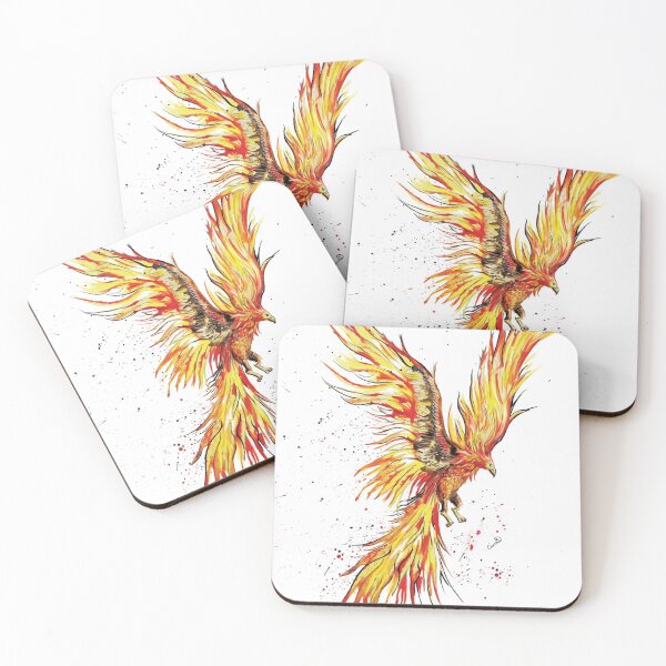Item preview, Inky Phoenix designed and sold by SplatterInkArt.