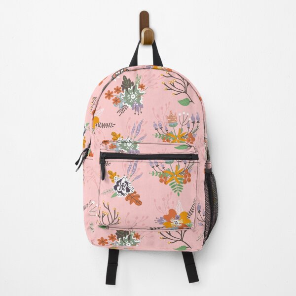 Item preview, Flower Lover - Fall Autumn Pattern Illustration - Girly, Feminine, Pink, Orange, Green designed and sold by Cultural Creations Merch.