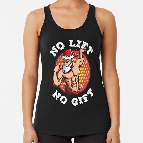 Item preview, No Lift No Gift Santa Claus Gym Christmas Xmas designed and sold by MGO-Design.