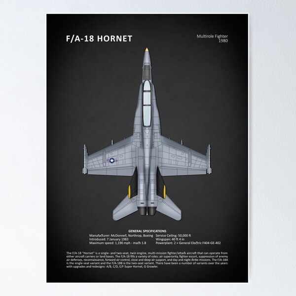 Item preview, The FA-18 Hornet designed and sold by rogue-design.