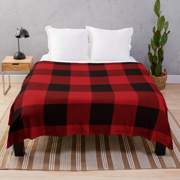 Item preview, Red Plaid Print Cool Red & Black Flannel Pattern Nice Checkered Gift designed and sold by BCNDesign.