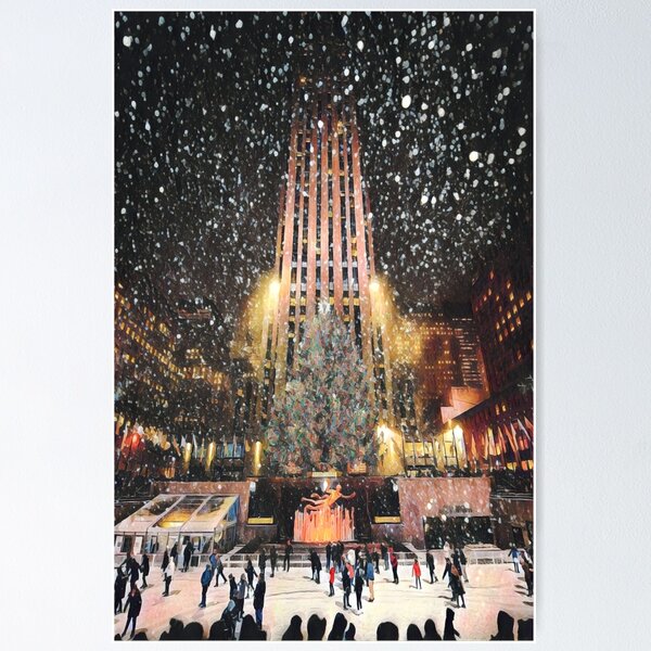 Item preview, New York during Christmas designed and sold by AnnaAndVibes.