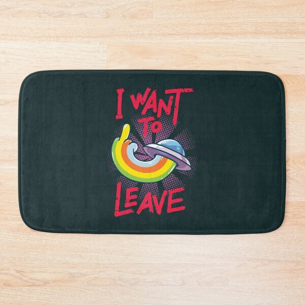 Item preview, I Want to Leave designed and sold by Unictopus.