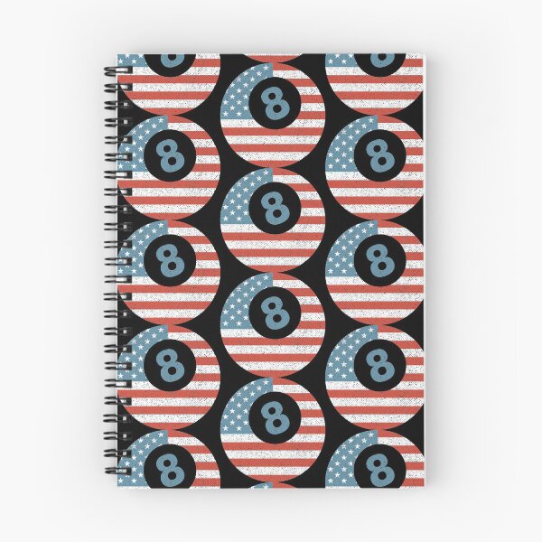 Item preview, 8 Ball Billiards American Flag designed and sold by MarkTees.