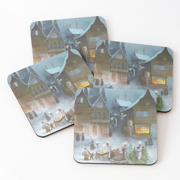 Item preview, Vendors in Village Square on Christmas Eve designed and sold by fenneltea.