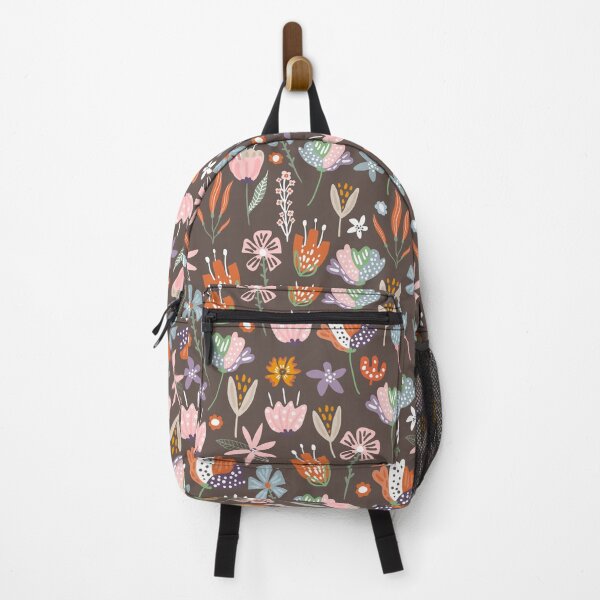Item preview, Flower Lover - Autumn Fall Pattern Illustration - Girly, Feminine, Brown, Pink, Orange designed and sold by Cultural Creations Merch.