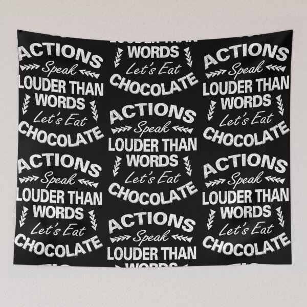 Item preview, Actions Speak Louder Than Words designed and sold by MoonsmileProd.