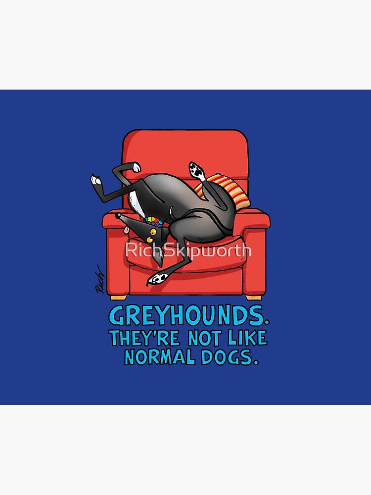 Thumbnail 6 of 6, Throw Blanket, They're not like normal dogs designed and sold by RichSkipworth.