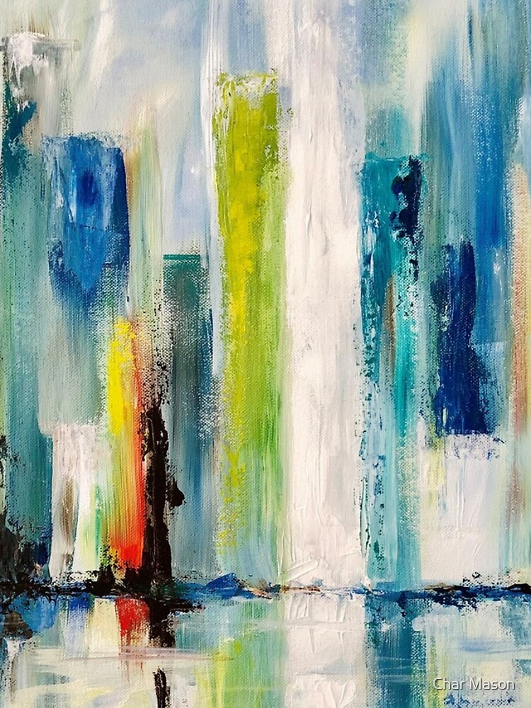 Thumbnail 4 of 4, iPhone Case, Abstract Cityscape Reflected designed and sold by Char Mason.