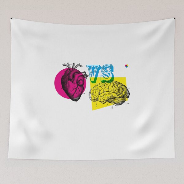 Item preview, heart vs brain designed and sold by Funky-Alien.