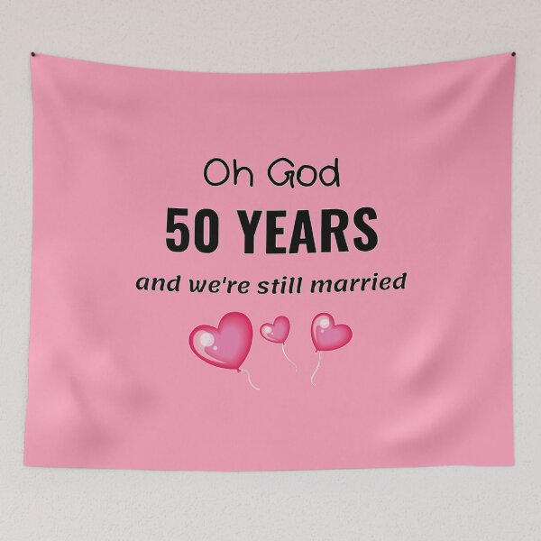 Item preview, 50th Anniversary Gift Wedding Funny for Him or Her designed and sold by TheGreekGuy.