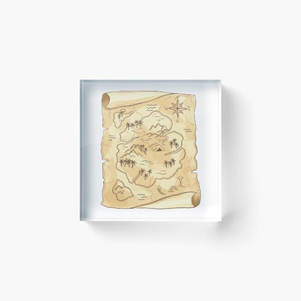 Item preview, treasure map designed and sold by ArtOfCopenhagen.