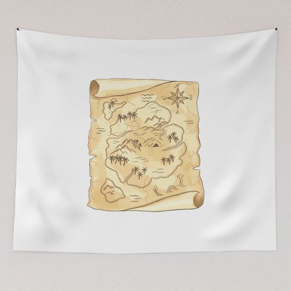 Item preview, treasure map designed and sold by ArtOfCopenhagen.