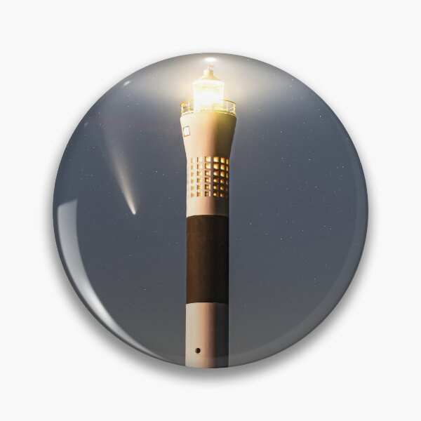 Item preview, Dungeness lighthouse comet NEOWISE designed and sold by rogerstanger.