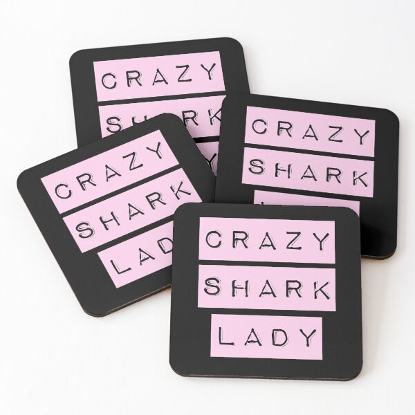 Item preview, Crazy shark lady funny christmas gift for Mom / girlfriend  designed and sold by AYACHI90.