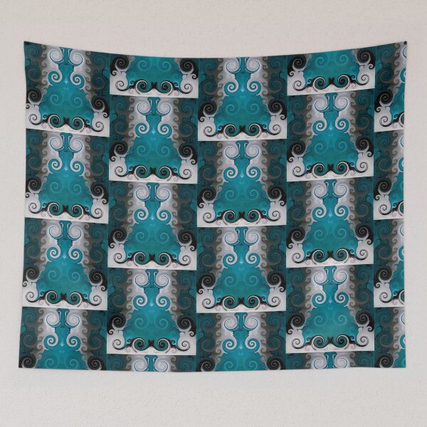 Item preview, Abstract Turquoise Boot Vase designed and sold by Kathy K. McClellan.