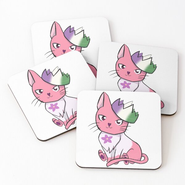 Item preview, Sapphic Genderqueer Pride Cat designed and sold by LunarDoodles.