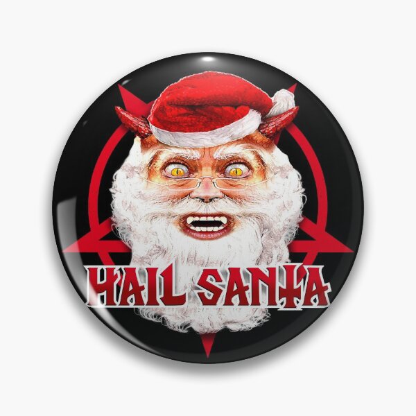 Artikelvorschau, Gegrüßet seist du dem Weihnachtsmann Saint Nick Pentagram Anti Christmas entworfen und verkauft von SpreadForSatan.