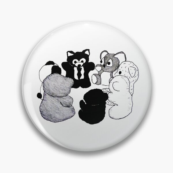 Item preview, Teddy Bear Cult Circle Buzzfeed Unsolved Inspired Print Sticker designed and sold by veeebles.