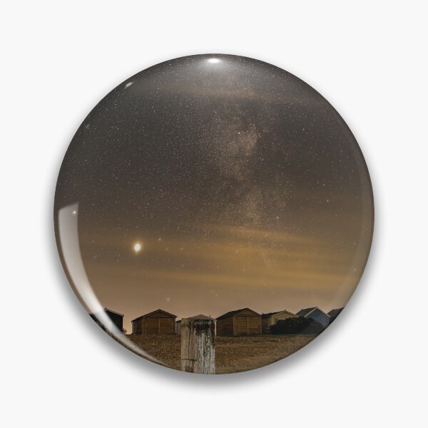 Item preview, whitstable seaslater beach huts at night designed and sold by rogerstanger.