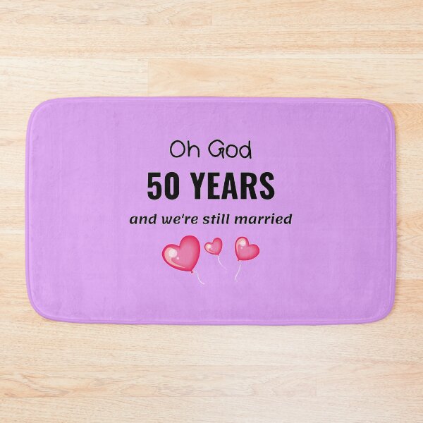 Item preview, 50th Anniversary Gift Wedding Funny for Him or Her designed and sold by TheGreekGuy.