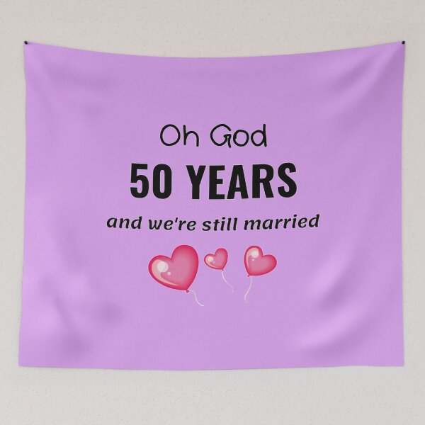 Item preview, 50th Anniversary Gift Wedding Funny for Him or Her designed and sold by TheGreekGuy.