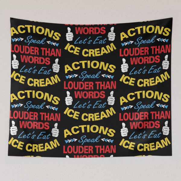 Item preview, Actions Speak Louder Than Words designed and sold by MoonsmileProd.
