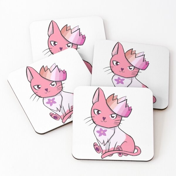 Item preview, Sapphic Lesbian Pride Cat designed and sold by LunarDoodles.