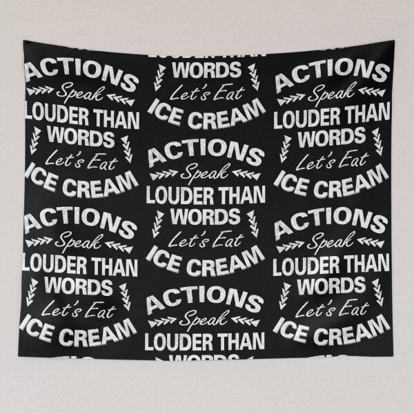 Item preview, Actions Speak Louder Than Words designed and sold by MoonsmileProd.
