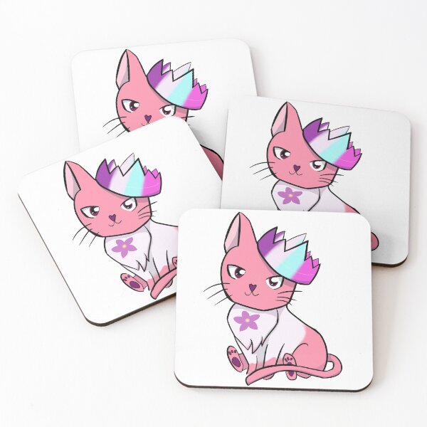 Item preview, Sapphic Multisexual Pride Cat designed and sold by LunarDoodles.