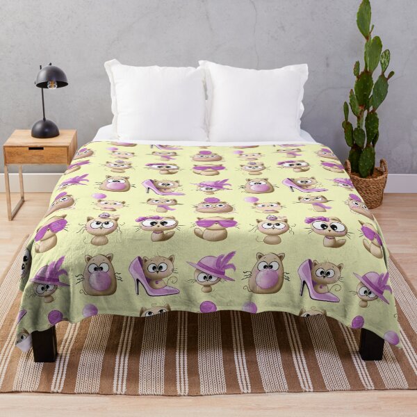 Item preview, Fancy Cats Pattern designed and sold by lisanganart.