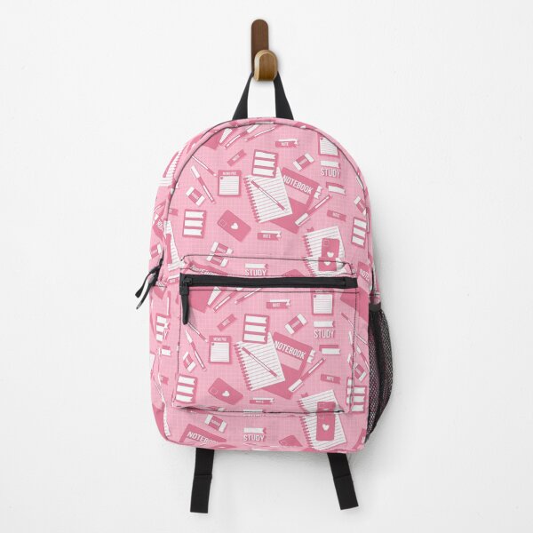 Item preview, The lavender study mess with school supplies (pink) designed and sold by AnGoArt.