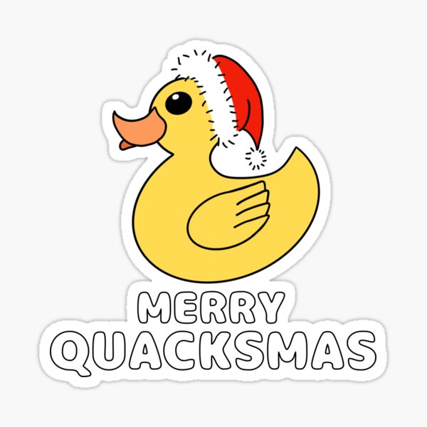 Merry Quackmas Sticker