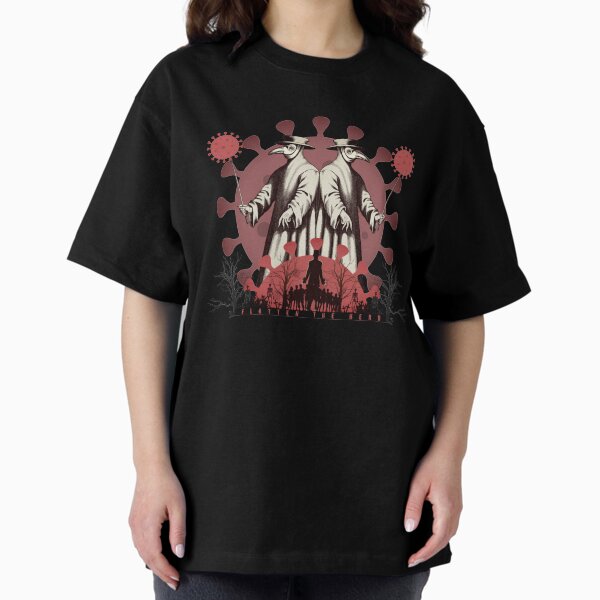 Flatten The Herd Angels Oversized T-Shirt