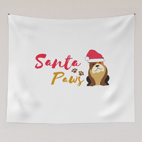 Item preview, Santa Paws Christmas Dog designed and sold by fantasticpud.