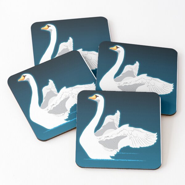 Item preview, white swan art designed and sold by Rdebnath.