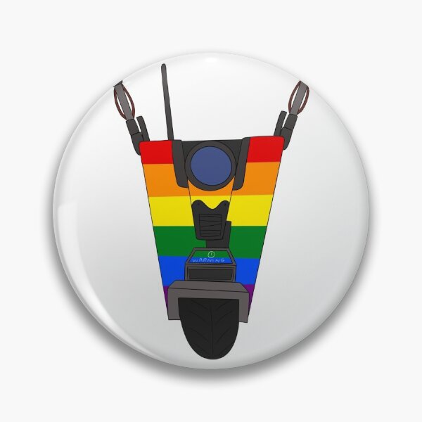 Item preview, Borderlands Pride Claptrap designed and sold by CaptainShivers.