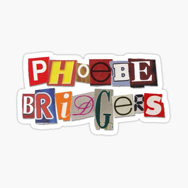 phoebe bridgers (ransom note) Sticker