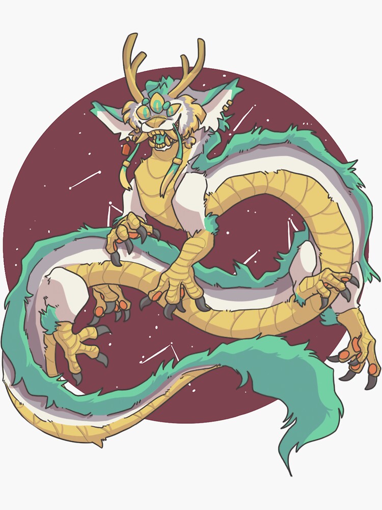 Three eyed Noodle dragon Sticker for Sale by Croweteeth