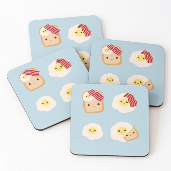 Item preview, Breakfast Foods (Toast, Eggs, Bacon) designed and sold by ViolettLight.