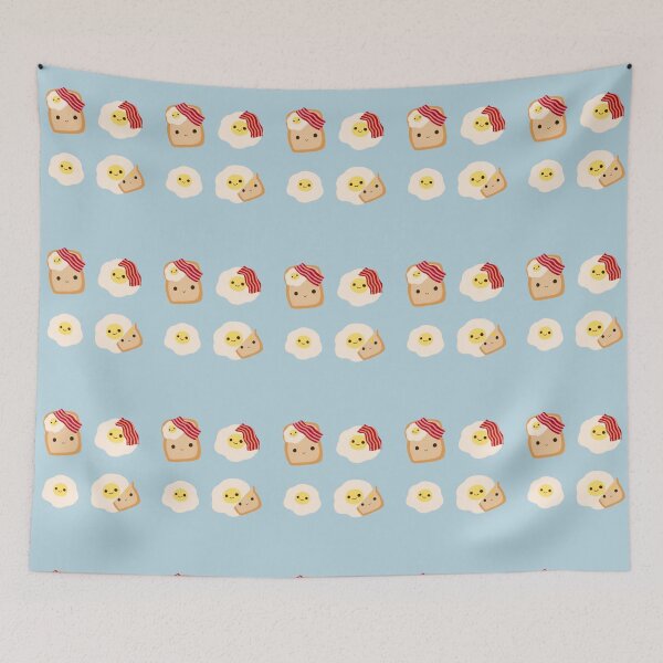 Item preview, Breakfast Foods (Toast, Eggs, Bacon) designed and sold by ViolettLight.