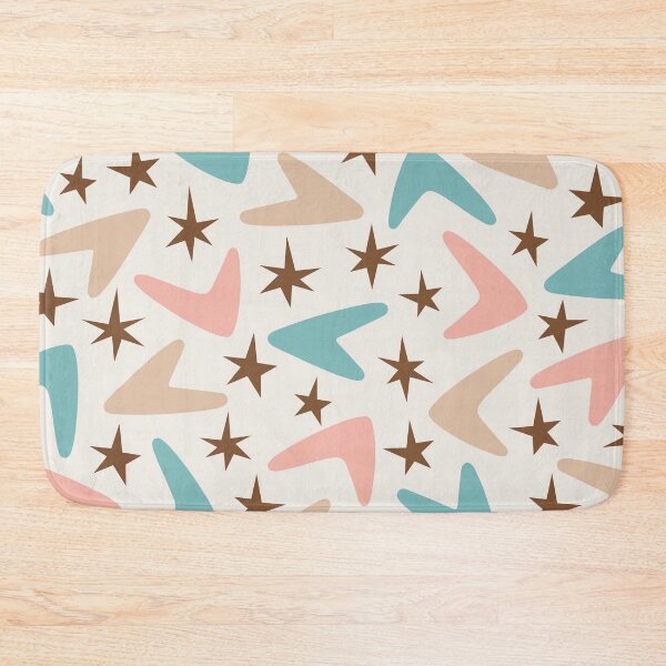 Item preview, Retro Mid Century Modern Boomerang and Stars Pattern 441 designed and sold by tonymagnerart.