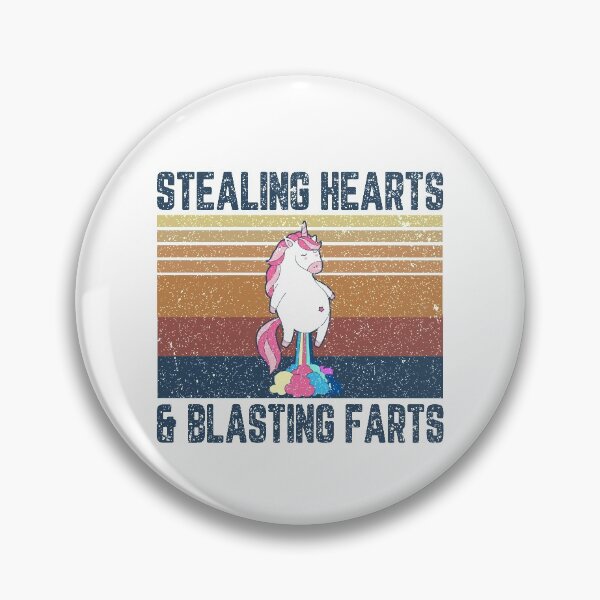 Item preview, Unicorn stealing hearts and blasting farts designed and sold by BrandyKrat.