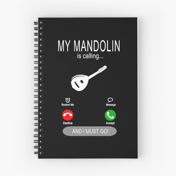 Artikelvorschau, My Mandolin is calling - Mandoline - Mandola - Musikinstrument entworfen und verkauft von dJ-Design.