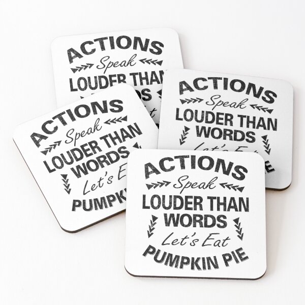 Item preview, Actions Speak Louder Than Words designed and sold by MoonsmileProd.