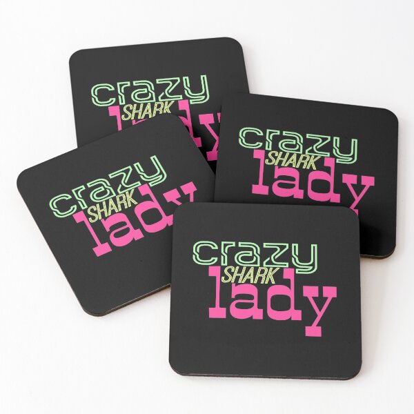 Item preview, Crazy shark lady funny christmas gift for Mom / girlfriend  designed and sold by AYACHI90.