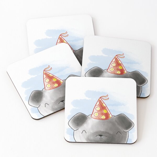 Item preview, Black Pug Birthday designed and sold by Kimble & Co.