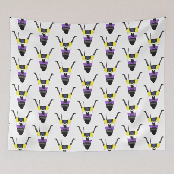 Item preview, Borderlands Non Binary Pride Claptrap designed and sold by CaptainShivers.