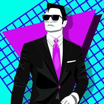 Artwork thumbnail, 80s Gentleman vector art by Retroperks