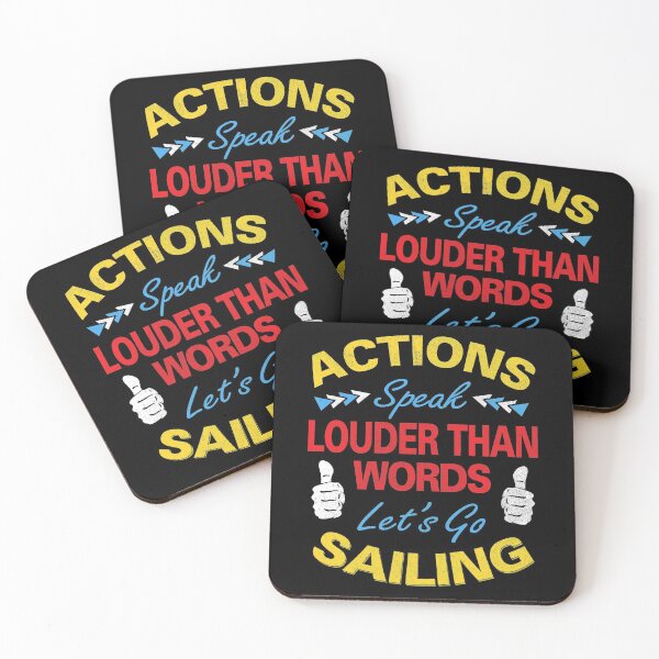 Item preview, Actions Speak Louder Than Words designed and sold by MoonsmileProd.